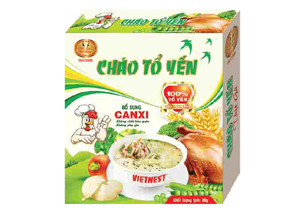 Cháo tổ yến cao cấp Vietnest thịt gà bổ sung Canxi